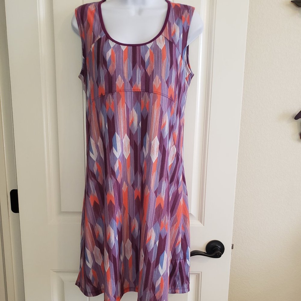 Prana Calico Dress Multi Colors